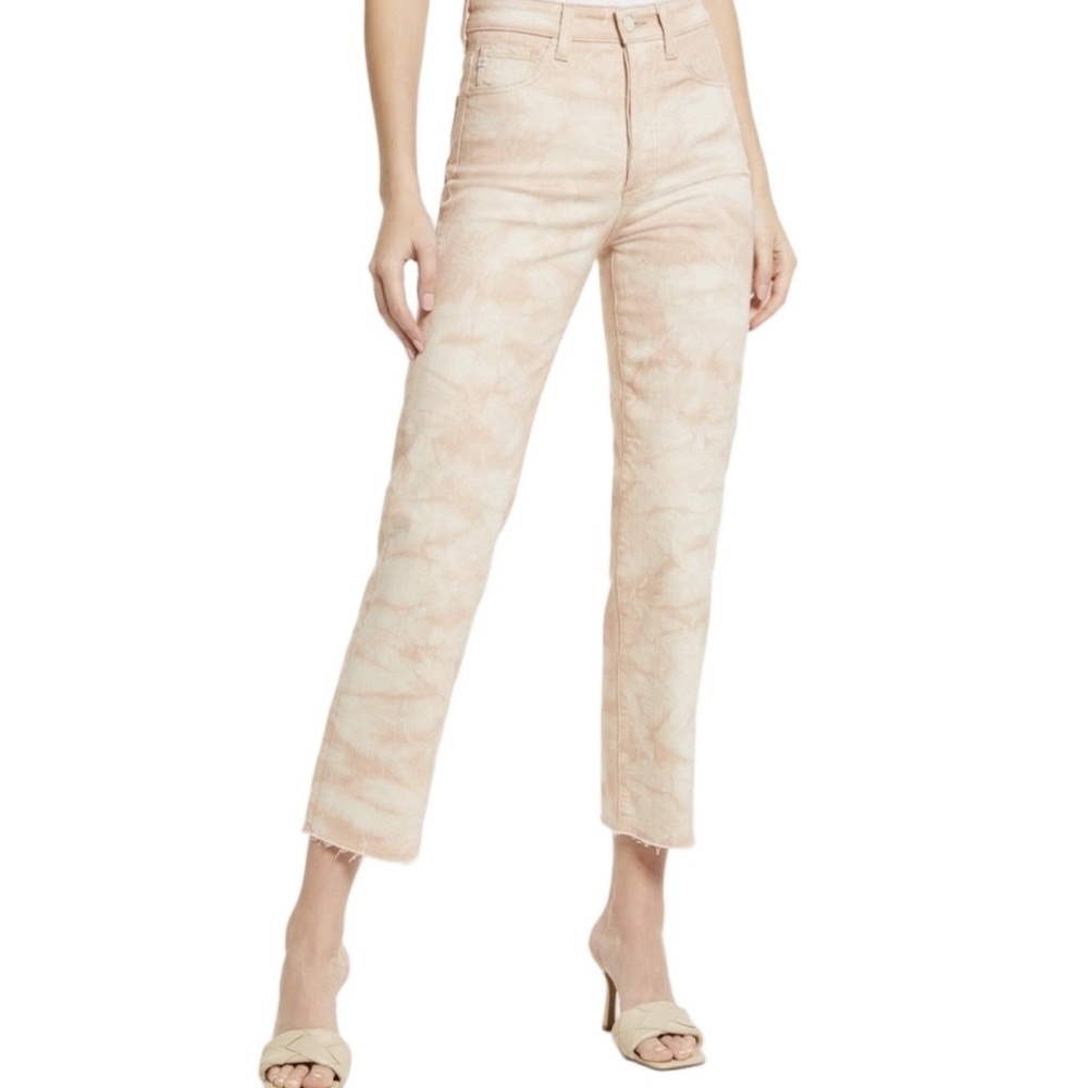 AG Alexxis Mauve Orchid High Waist Straight Leg Crop Jeans - Sz 30, NWT - Picture 2 of 16